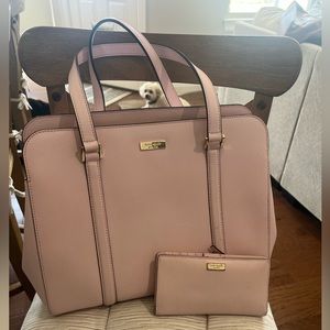 Pink Kate Spade Purse and Wallet